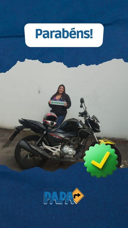Aluno aprovado no exame do Detran pela Auto Escola PAPA (4)