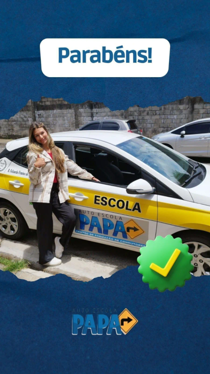 Aluno aprovado no exame do Detran pela Auto Escola PAPA (12)