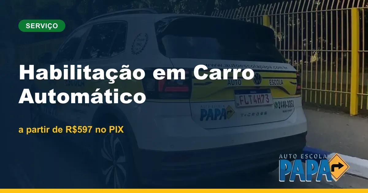 Volkswagen T-Cross automático da Auto Escola PAPA